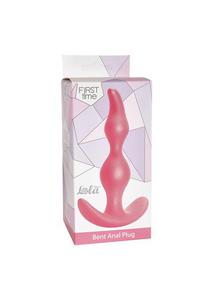 Plug-Anal Plug Bent Anal Plug Pink - 2878747117