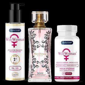 PheroStrong for Women 50 ml + WinWoman 60 kaps. + PlayWoman el - Nr 1 wrd KLIENTW !!! - 2877583621