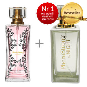 Perfumy z feromonami - PheroStrong by Night for Women 50ml + PheroStrong for Women50 ml - 2875123204