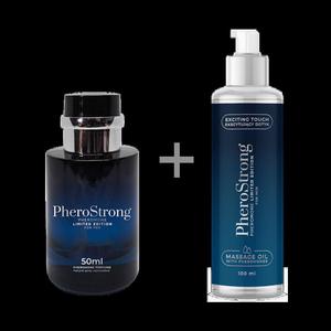 PheroStrong Limited Edition for Men - Perfum 50ml + Massage Oil 100ml - 2877583624