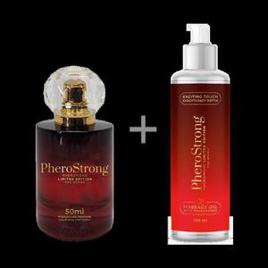 PheroStrong Limited Edition for Women - Perfum 50ml + Massage Oil 100ml - 2878265127