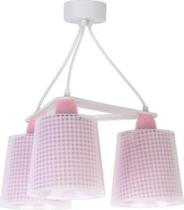 Vichy Pink lampa wiszca 3-punktowa 80224S - 2860611017