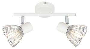 Fly lampa sufitowa (spot) 2-punktowa biaa/chrom 92-61966 - 2862740203