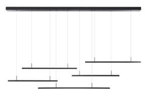 Merlo LED lampa wiszca 5-punktowa czarna AZ3184 - 2865432039