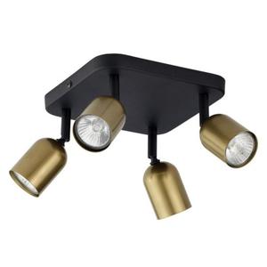 Top lampa sufitowa (spot) 4-punktowa czarna/zota 3307 - 2873964803