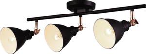 Watso lampa sufitowa (spot) 3-punktowa czarna K-8005-3 BK - 2864030547