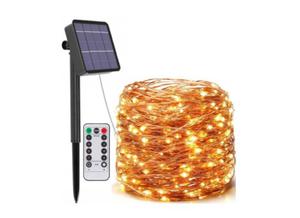 Girlanda wietlna ogrodowa solarna 100xLED/10 m z pilotem - 2878381510