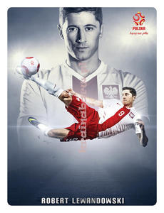 Obraz na tafli PTD227T2 Robert Lewandowski - 2843470643