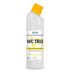 Pyn do czyszczenia i dezynfekcji toalet Roko PROFESSIONAL WC TRIO 0,75 litra - 2881700479