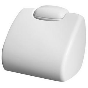 Uchwyt na papier toaletowy Bisk OCEANIC plastik biały - 2868333857
