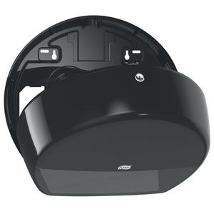 Pojemnik na papier toaletowy w rolce mini Jumbo Tork, czarne tworzywo ABS - 2873089381