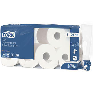 Papier toaletowy Tork 8 rolek 3 warstwy 11,7 cm rednica 29.5 m biaa celuloza - 2868335615