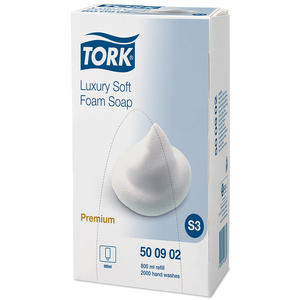 Mydo w piance luksusowe delikatne Tork 800 ml przeroczyste - 2873089857