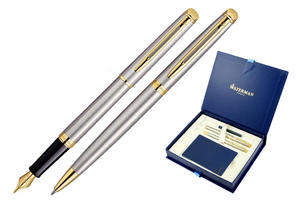 Zestaw Waterman HEMISPHERE Stalowy GT - WAT015-DUO - 2834165793