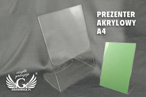 Prezenter A4 - acryl model PR003 - 2827299122