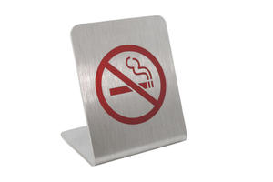 Stojaczki stalowe zakaz palenia papierosów - kolorowy druk UV - Z007 - 2860811346