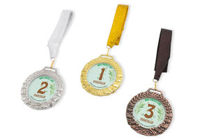 Medal szklany Valenti z dowolnym nadrukiem UV w etui - średnica 90mm - MGR084 - 2860811856