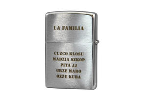 Zapalniczka ZIPPO Brushed Chrome - ZIP052 - 2867870739