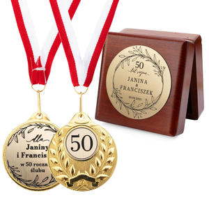Zote medale na 50-t zot rocznic lubu - komplet w kasecie z drewna - MGR111 - 2876251130