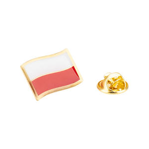 Pins patriotyczny z flag Polski - wym. 21x13mm - PWD035 - 2877481841