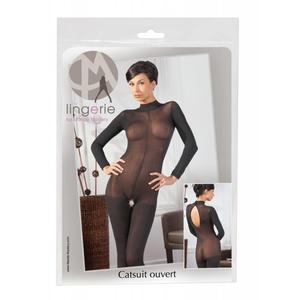 Czarne bodystocking z przewitujcej siateczki Mandy Mystery, Rozmiar: M/L - 2879137677