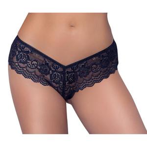 Czarne koronkowe figi Cottelli Collection, Rozmiar: L - 2879138991