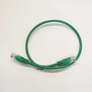 Kabel krosowy UTP, kat. 5e, 0,5 m, zielony ZPAS