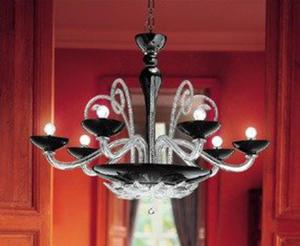 Lampa Wiszca Leucos ORLEANS L 12 czarna - czarny - 2849755351