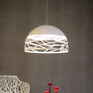 Studio Italia Design Kelly Small Dome 50 biaa Lampa Wiszca 50 cm - 2849767728