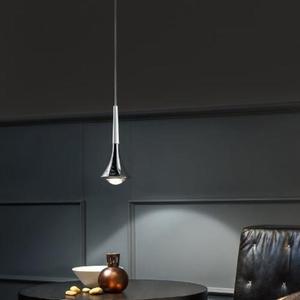 Lampa Wiszca Studio Italia Design Rain biay LED - 2849767753