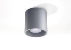 Plafon Sollux Lighting Orbis 1 szary SL.0018 - 2856554088