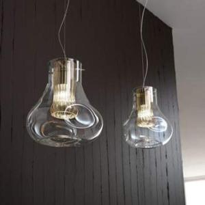 Lampa Wiszca Lampade Italiane CHEF W2 bursztynowa - 2849732588