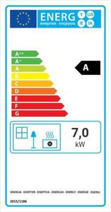 30055017 Piec wolnostojcy koza 8kW AB STAL NOGA OBROTOWY GLASS z wylotem spalin fi 150 - 2828131718