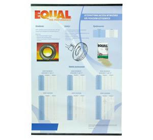 Proszek do wywaania kó Equal tabela dozowania