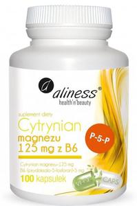 Cytrynian Magnezu 125 mg z B6 (P-5-P) Aliness - 2870092599