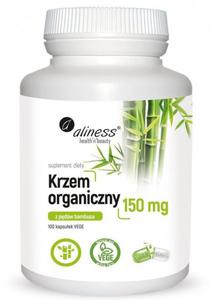 Krzem organiczny z pdw bambusa 150 mg x 100 VEGE caps Aliness - 2870947566