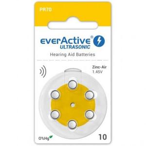 everActive Ultrasonic 1,45 V rozmiar 10 Bateria do aparatw suchowych opakowanie 6 szt - 2869109528