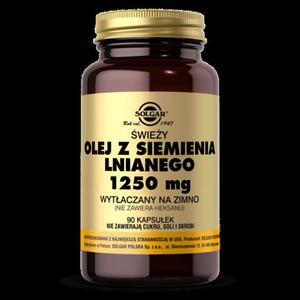 Solgar Olej z siemienia lnianego 1250 mg 90 kaps. - 2869109536