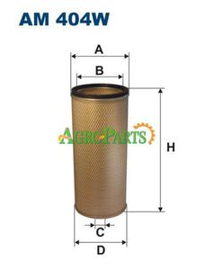 FILTR POWIETRZA WEWNTRZNY BIZON AM404W - 2846113506