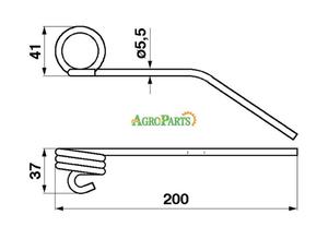 690309 SPRʯYNA MOTOWIDE CLAAS - 2869458978