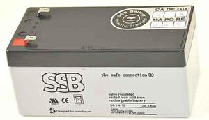 Akumulator SSB AGM 12V/3,4Ah - 2825244237