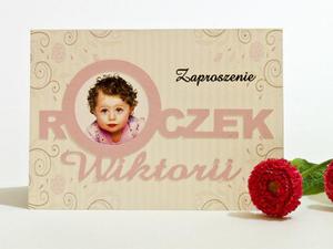 Zaproszenia na urodziny roczek dziewczynki - 2827503006