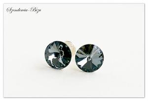 Wkrtki Swarovski Rivoli 8mm Silver Night