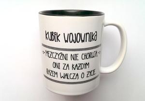 KUBEK WOJOWNIKA z CZARNYM WNTRZEM - 2843270501