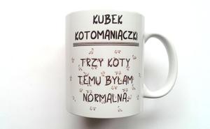 KUBEK KOTOMANIACZKI (TRZY KOTY)