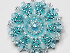 Aquamarine broszka w stylu wiktoriaskim - 2847822182