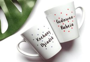 KUBKI LATTE BABCIA DZIADEK. - 2861151126