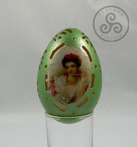 Jajko aurowe zielone "Dama" - 2861166362