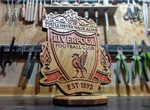 Statuetka inspirowana logo klubu pikarskiego Liverpool - 2877811297