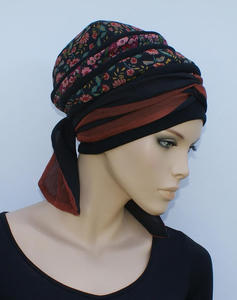 lekki turban DARK - 2869580391